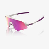 Anteojos 100% Slendale Sl Matte Chalk - Purple Mirror Lens