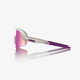 Anteojos 100% Slendale Sl Matte Chalk - Purple Mirror Lens