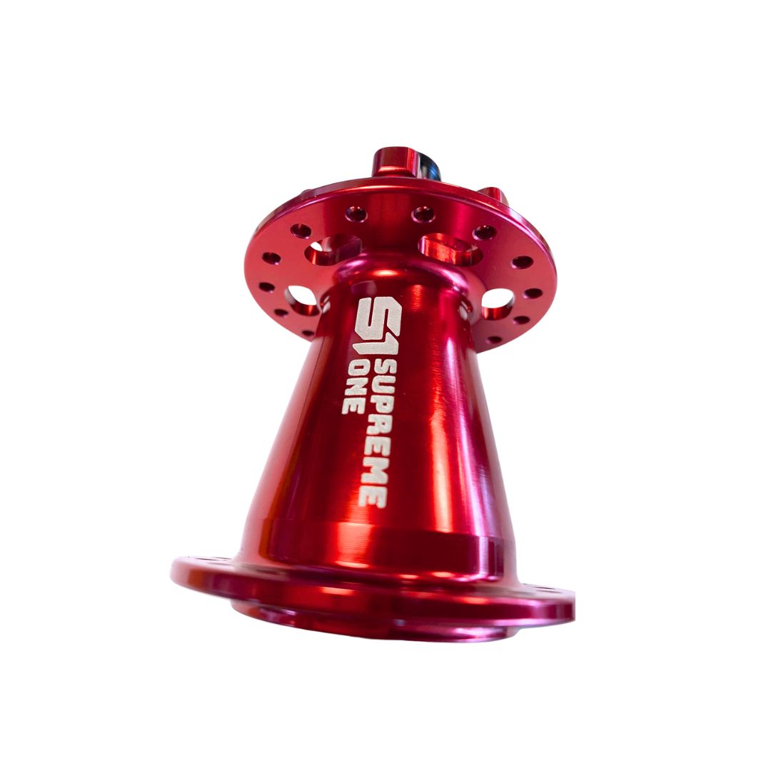 Maza Trasera Supreme One 32H 12X148 Roja