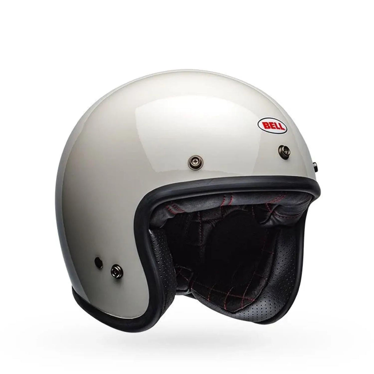 Casco Moto Calle Custom 500 Vinit Blanco Certificado QR Bell