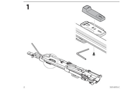Bike Rack Adaptador Barra Thule