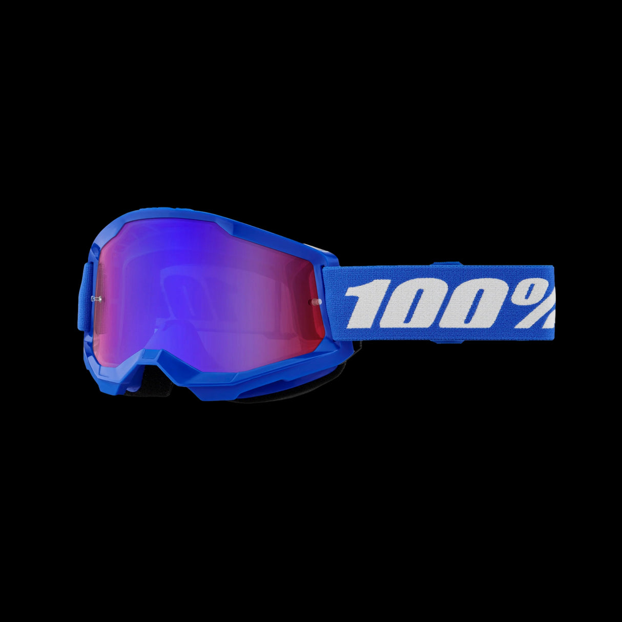 Antiparra 100% Strata 2 Goggle Blue - Mirror Red/Blue Lens
