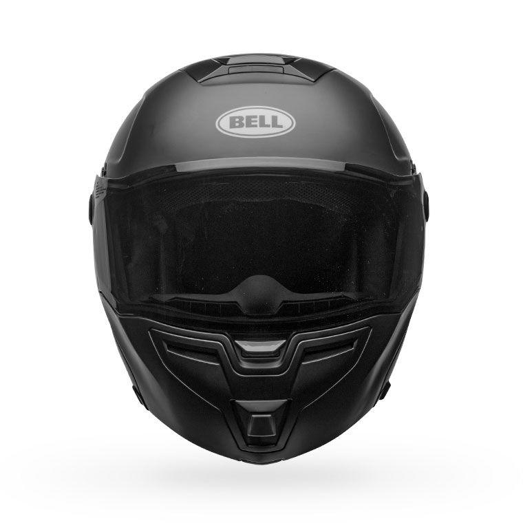 Casco Moto Calle SRT Modular Negro Brillante Certificado QR Bell