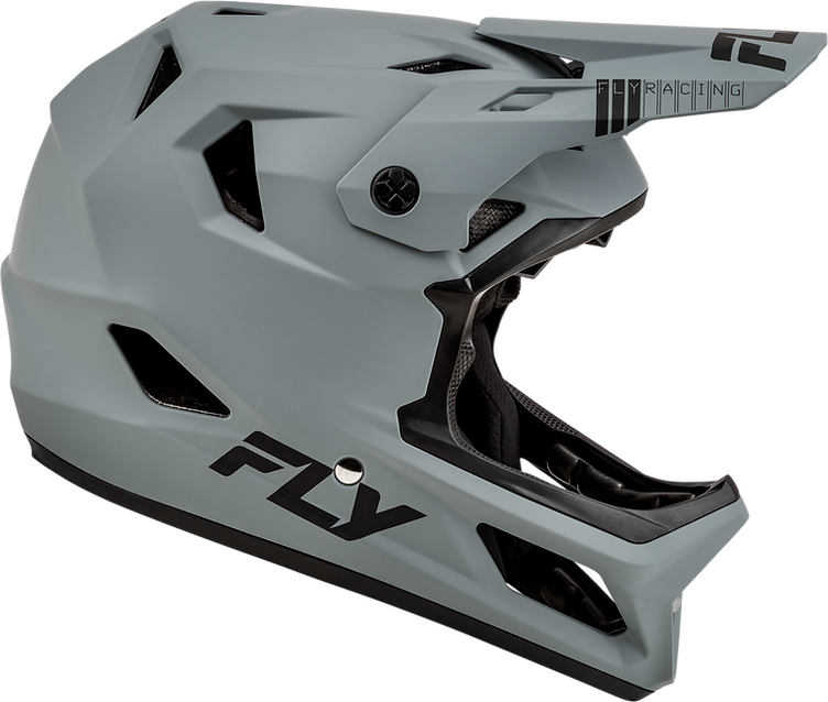 Casco Fly Racing Rayce Gris Mate