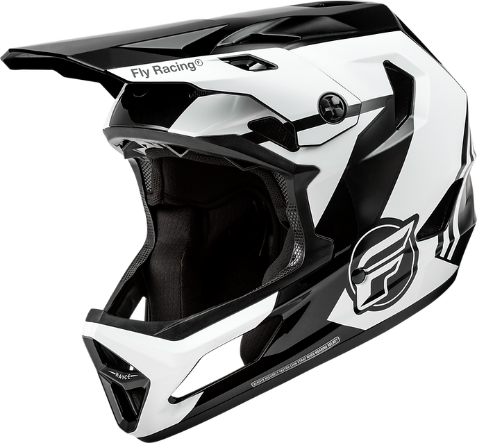 Casco Fly Racing Rayce Negro/Blanco