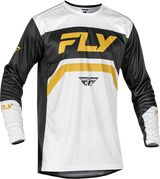 Jersey Fly Racing Rayce Blanco/Negro/Dorado