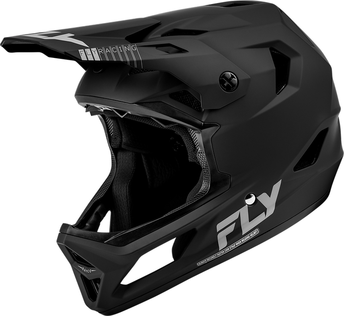 Casco Fly Racing Rayce Negro Mate