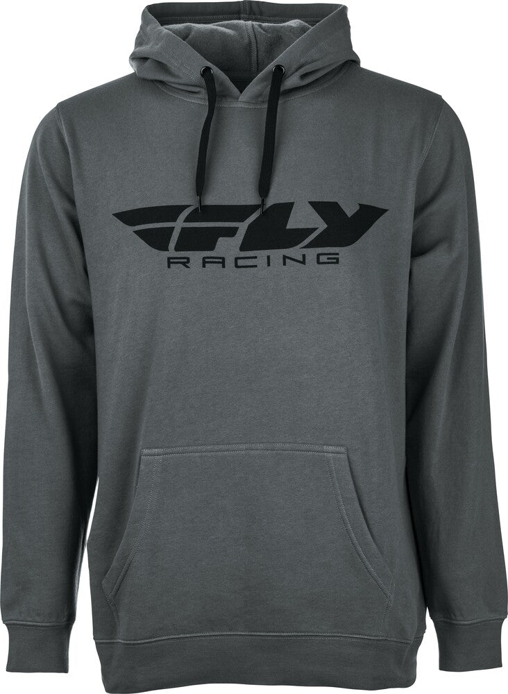 FLY CORPORATE PULLOVER HOODIE CHARCOAL