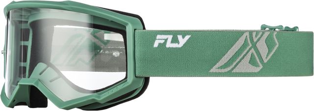 FOCUS GOGGLE OLIVE/GREY W/ CLEAR LENS