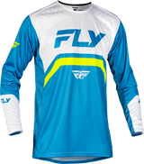 Jersey Fly Racing Rayce Celeste/Blanco