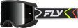 ZONE GOGGLE BLACK/WHITE W/BLACK MIRROR/SMOKE LENS