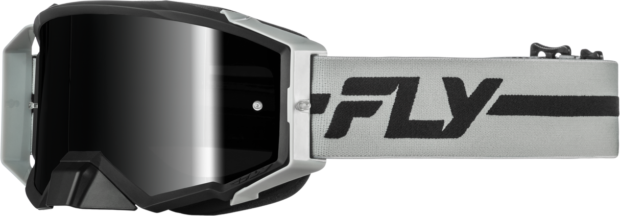 ZONE PRO GOGGLE GREY/BLACK W/ BLACK MIRROR/SMOKE LENS