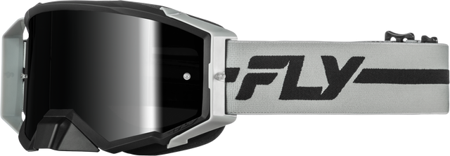 ZONE PRO GOGGLE GREY/BLACK W/ BLACK MIRROR/SMOKE LENS