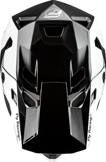 Casco Fly Racing Rayce Negro/Blanco