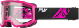 FOCUS GOGGLE BLACK/PINK W/ CLEAR LENS