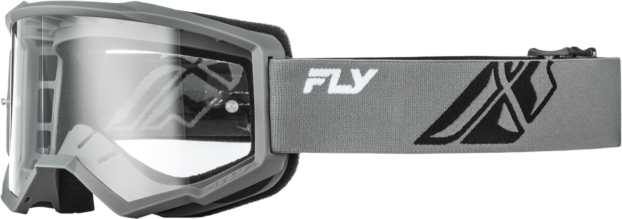 FOCUS GOGGLE GREY/BLACK W/ CLEAR LENS