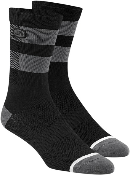 Calcetines 100% Flow Performance Mtb Black/ Grey
