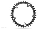 Set Coronas Absolute Road Cannondale 52/36T Black Oval Black