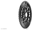 Set Coronas Absolute Road Cannondale 52/36T Black Oval Black
