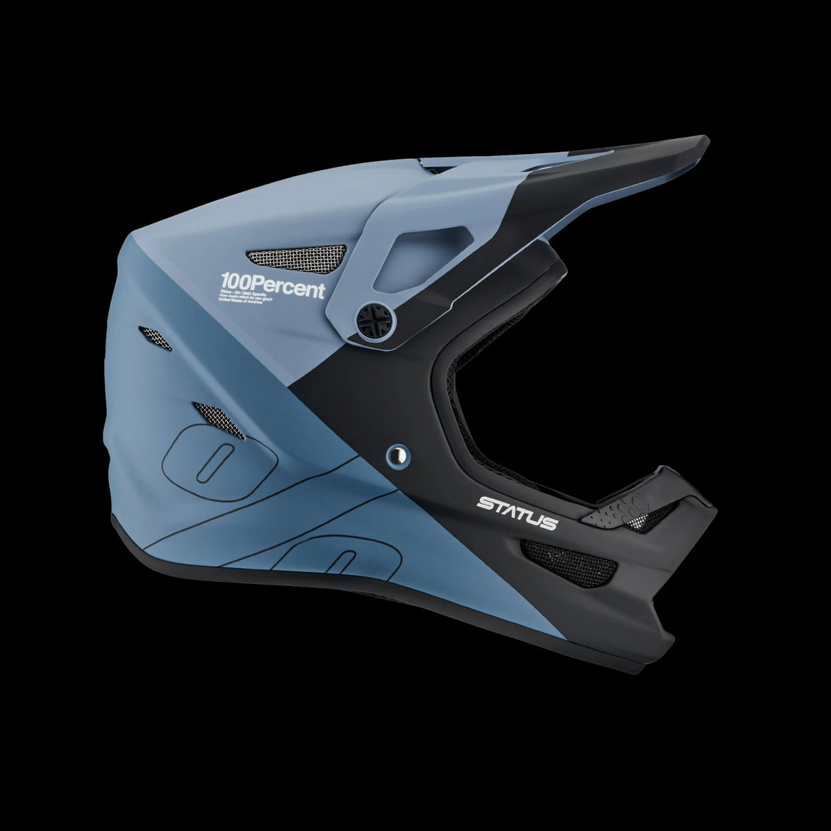 Casco 100% Status Drop/Steel Blue