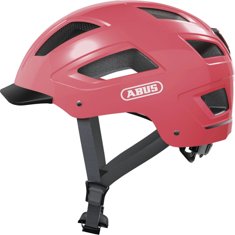 Casco Bicicleta Abus Hyban 2.0 Livi Coral
