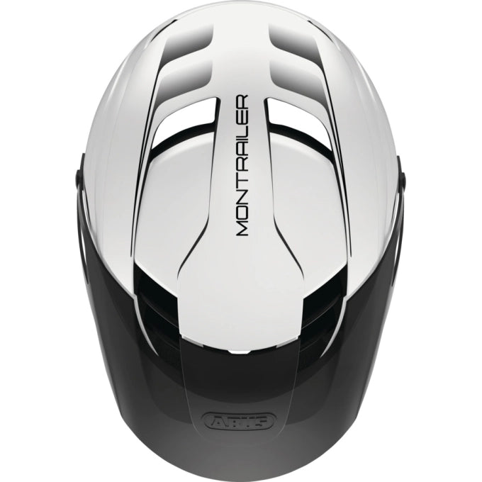 Casco Bicicleta Abus Montrailer Blan Pola