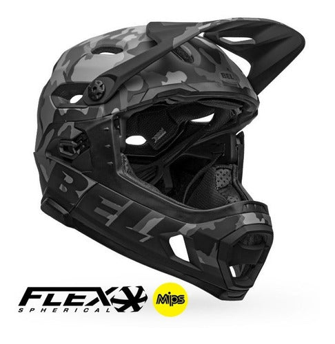 Casco Bell Super Dh Mips Negro/Camo