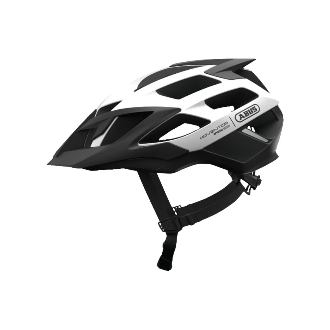 Casco Bicicleta Abus Moventor Blan Pola