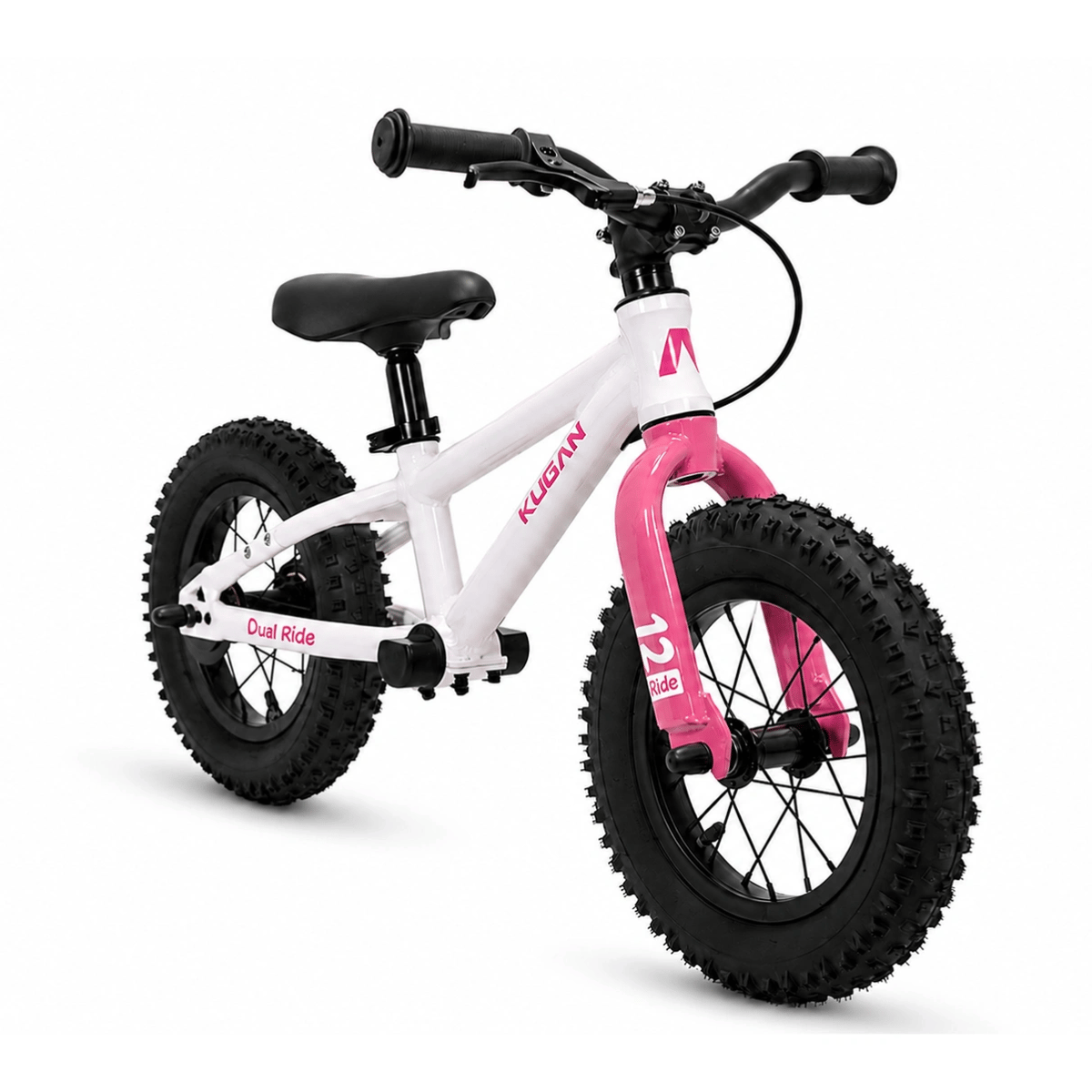 Bicicleta Niño 2 en 1 Dual Ride 12 - White/Pink