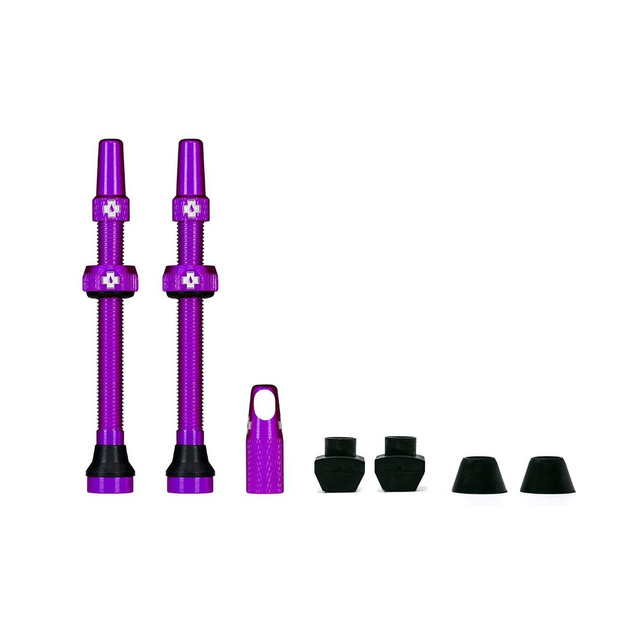 Kit Valvulas Tubeless Muc-Off 60Mm Púrpura