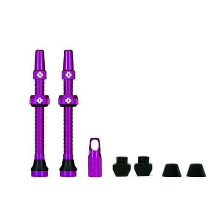 Kit Valvulas Tubeless Muc-Off 60Mm Púrpura
