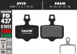 Galfer Pastillas Sram XX, X0, X7, X9, DB, Level, T, TL, Red/Rival/Force AXS Advanced