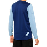 Jersey 100% Ridecamp Niño Long Sleeve Navy/Slate