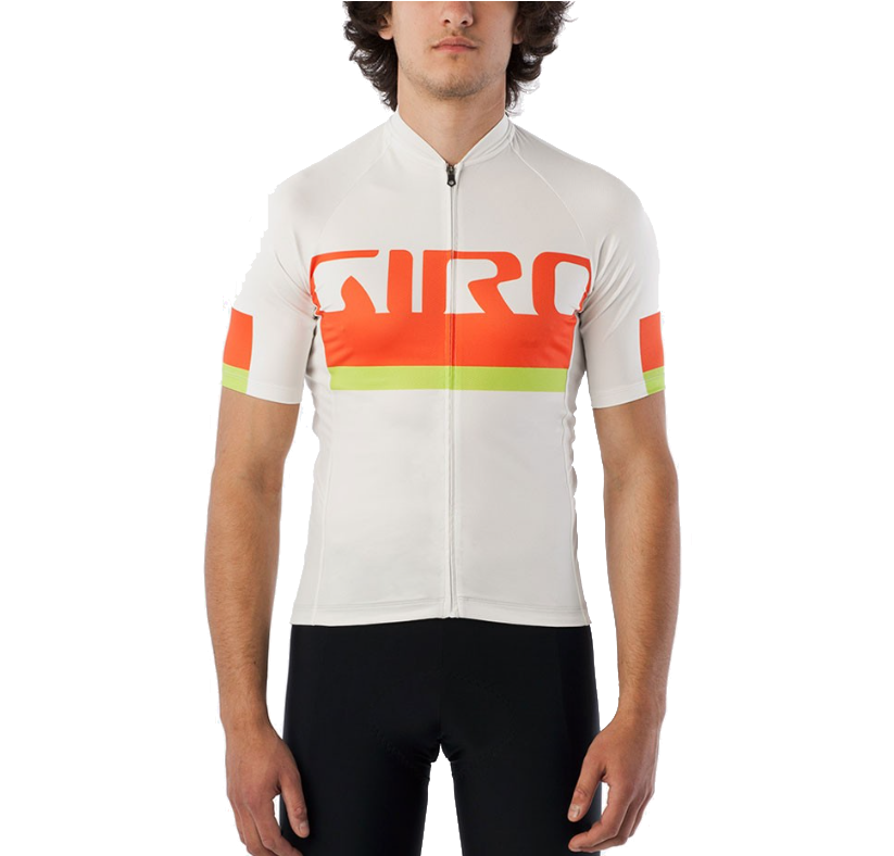 Jersey Giro Man Chrono Expert Logo Flame Orange