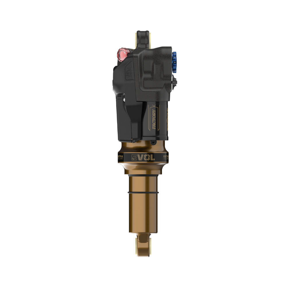 Shock Fox Float X Live Valve Neo 2025, Fs, 205X62.5 Trunnion, Neutral Logo.