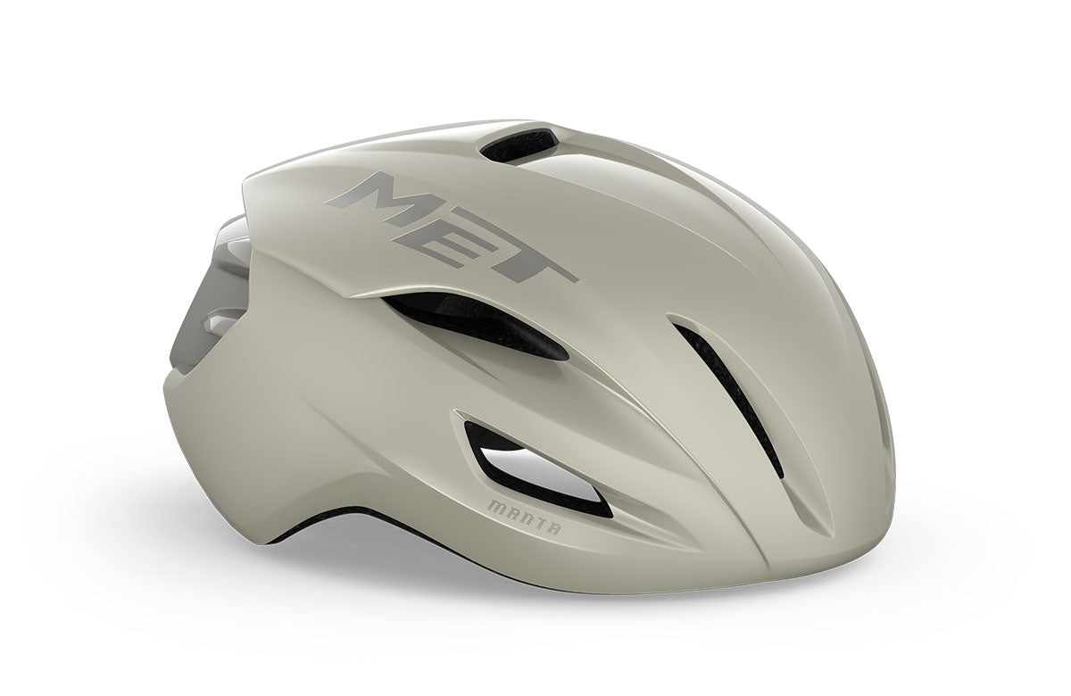 Casco Met Manta Mips Greige Glossy