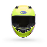 Casco Moto Calle Qualifier Chasm Amarillo/Rosado Certificado QR Bell