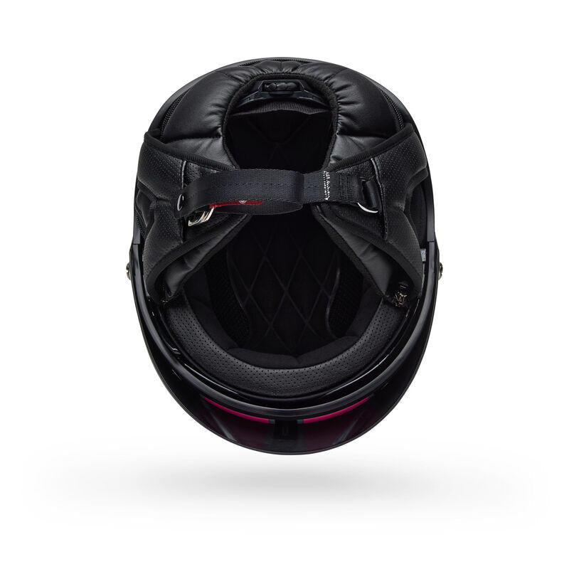 Casco Moto Calle Pit Boss Negro/Rosado Mate Certificado QR Bell