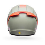 Casco Moto Calle Lithium Mips Bash Gris/Naranjo Certificado QR Bell