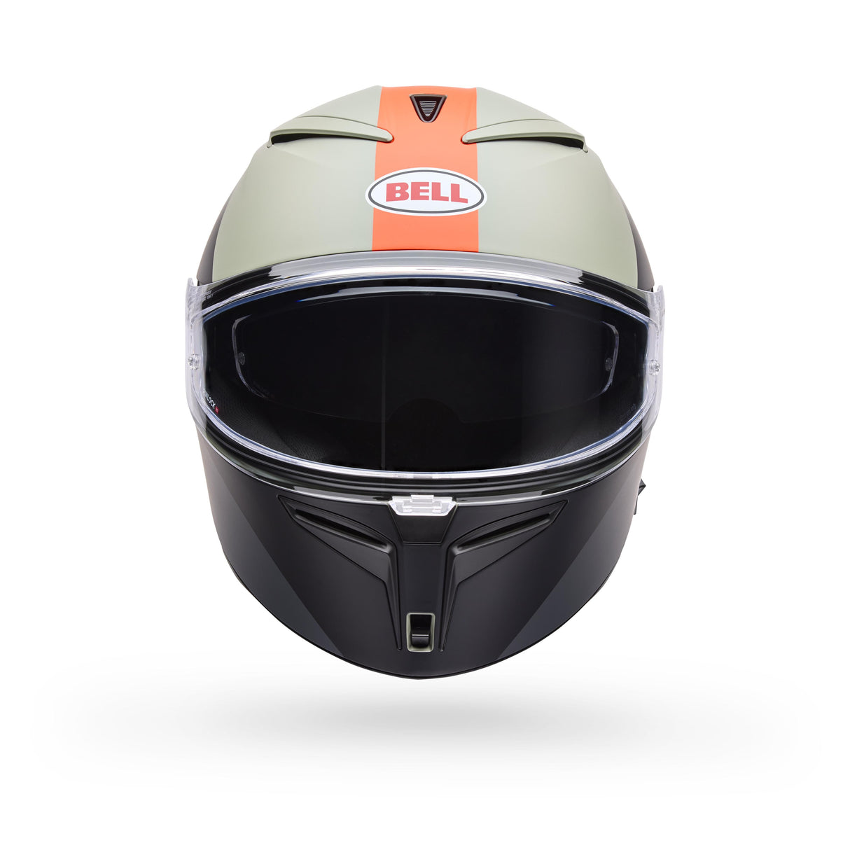 Casco Moto Calle Lithium Mips Bash Gris/Naranjo Certificado QR Bell