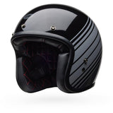 Casco Moto Calle Custom 500 EDGE MET BK/GY Certificado QR Bell