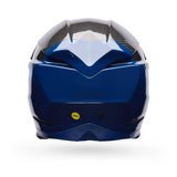 Casco Moto Spherical Moto-10 Azul/Negro Certificado QR Bell