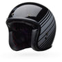 Casco Moto Calle Custom 500 EDGE MET BK/GY Certificado QR Bell
