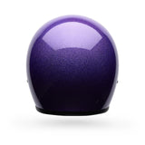 Casco Moto Calle Custom 500 Flake Morado Certificado QR Bell