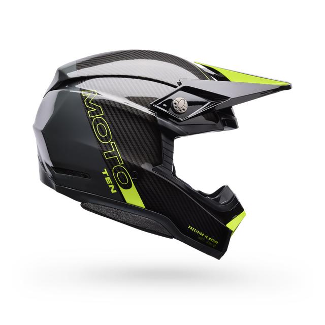 Casco Moto Spherical Moto-10 Gris/Amarillo Certificado QR Bell