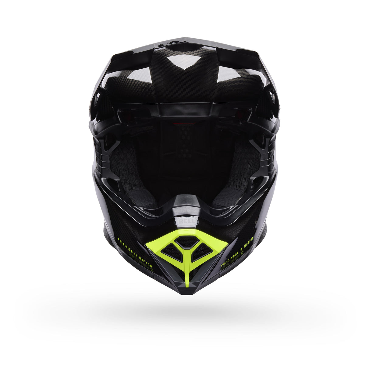 Casco Moto Spherical Moto-10 Gris/Amarillo Certificado QR Bell
