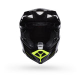 Casco Moto Spherical Moto-10 Gris/Amarillo Certificado QR Bell