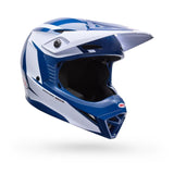 Casco Moto MX-10 Azul/Blanco Certificado QR Bell