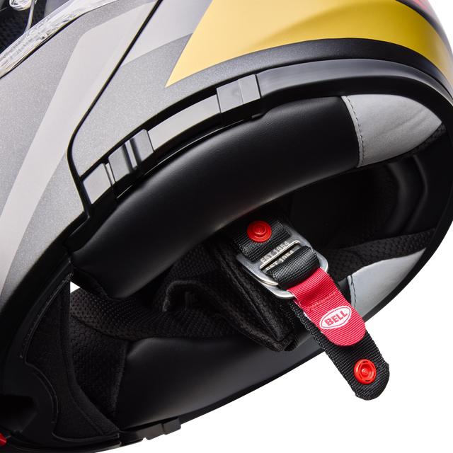 Casco Moto Calle SRT The Good Ride Negro/Rojo Certificado QR Bell