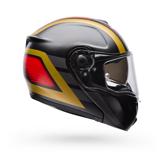 Casco Moto Calle SRT The Good Ride Negro/Rojo Certificado QR Bell